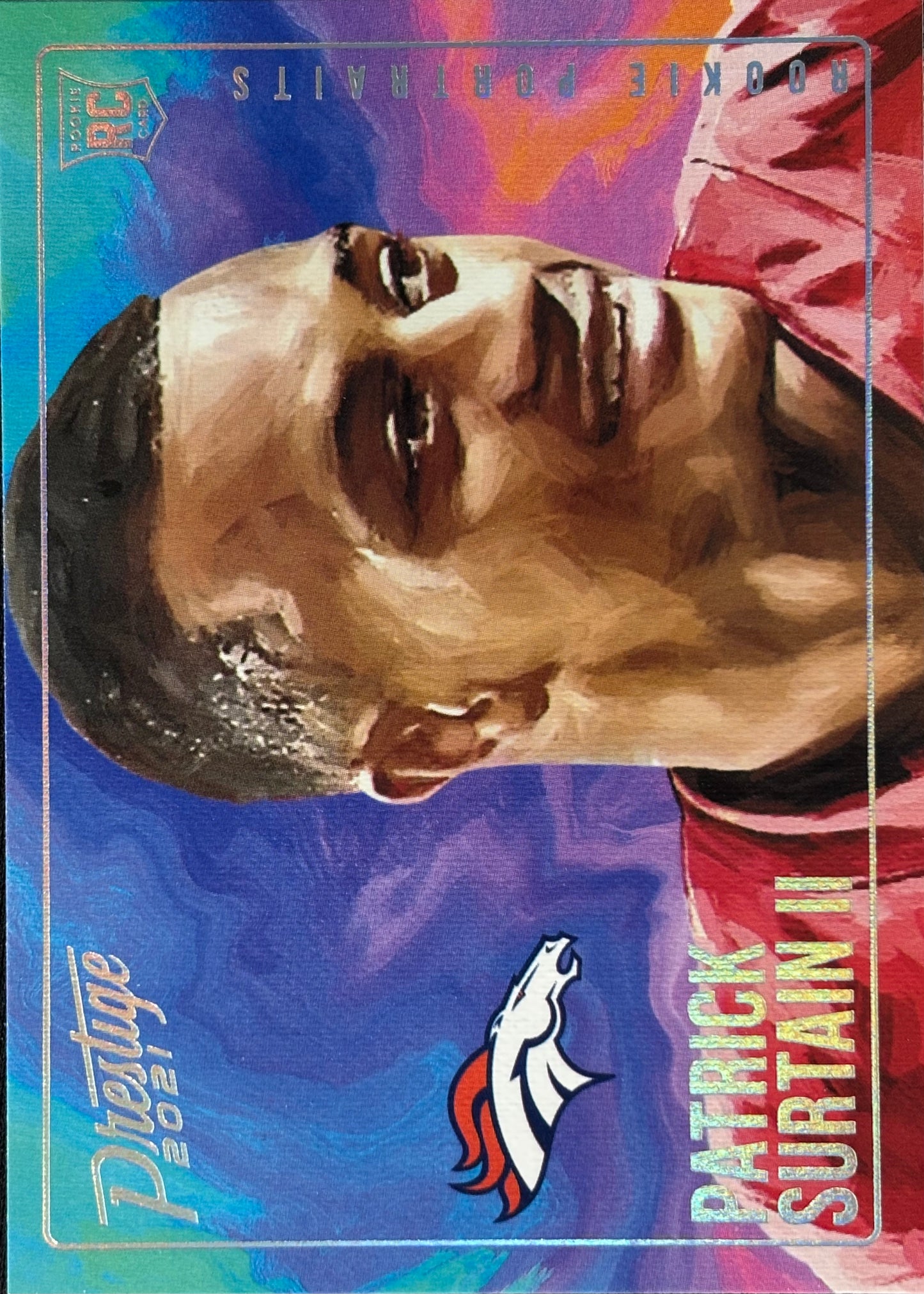 Patrick Surtain II Prestige Portraits Rookie Broncos