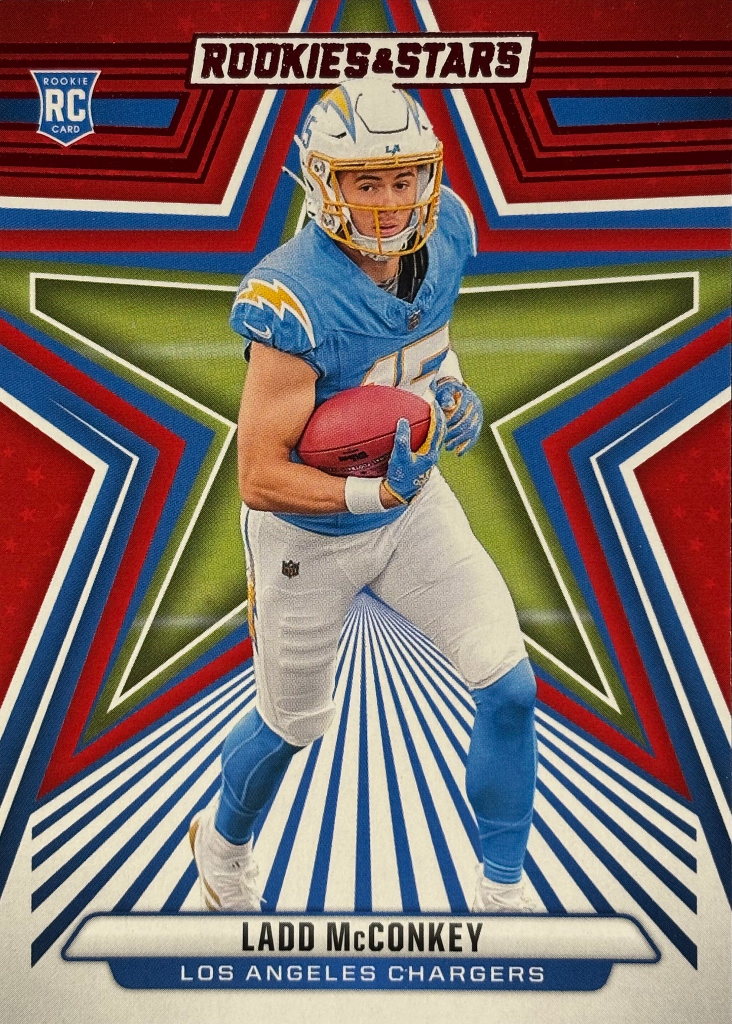 Ladd McConkey R&S Red Rookie Chargers
