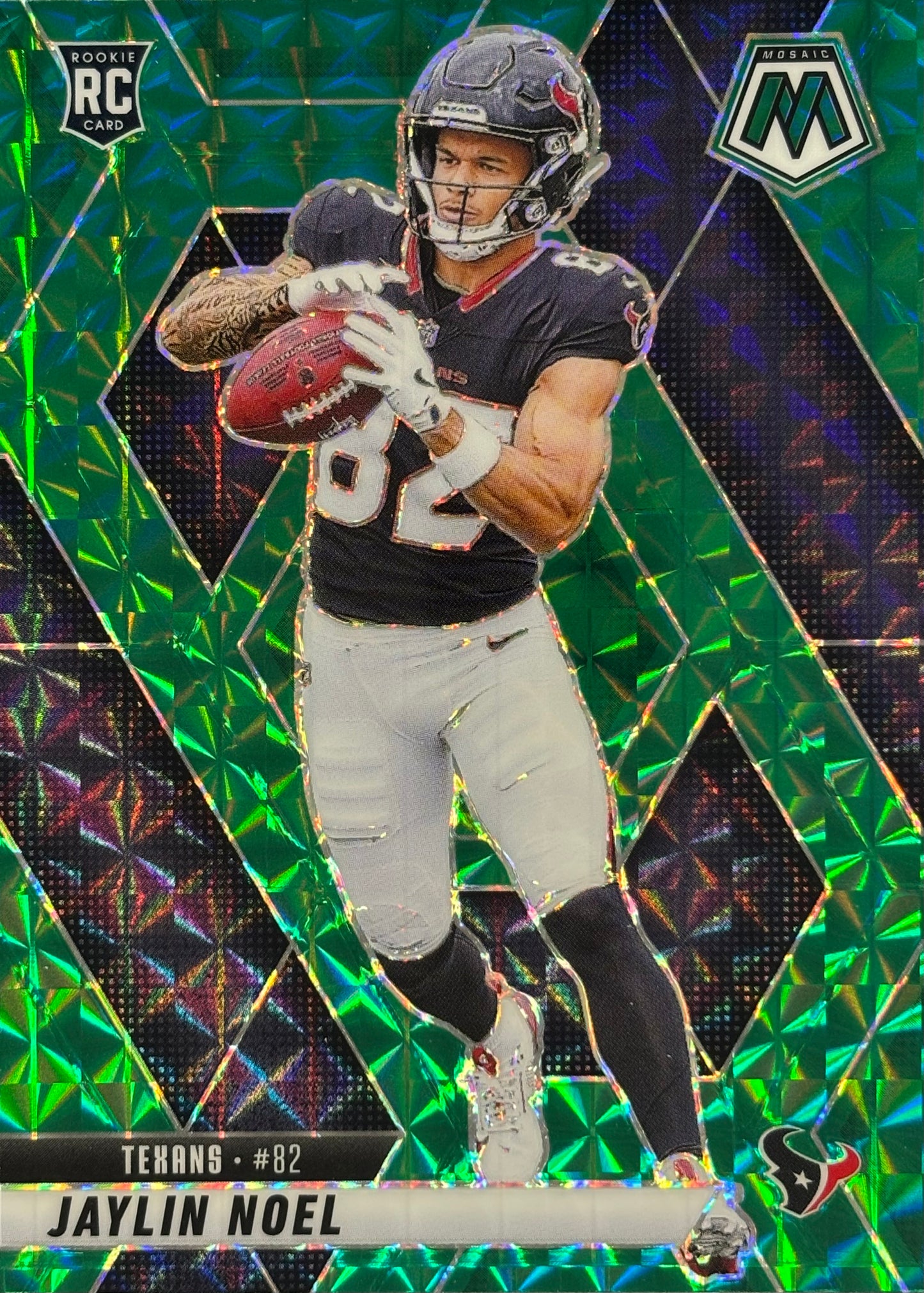Jaylin Noel Mosaic Green Rookie Texans