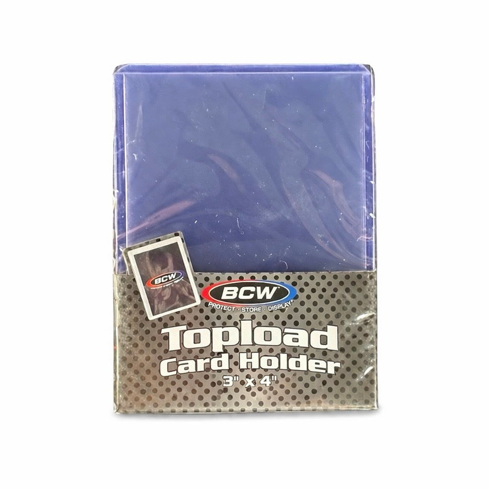 25 BCW 20pt. Toploader Card Holder