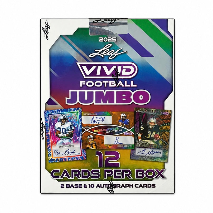新品✨初回盤・2点セット❣️NEWS 15th Anniversary LIVE 2025 Leaf Vivid Football Jumbo Box (10 Autos) – Wayne Collection