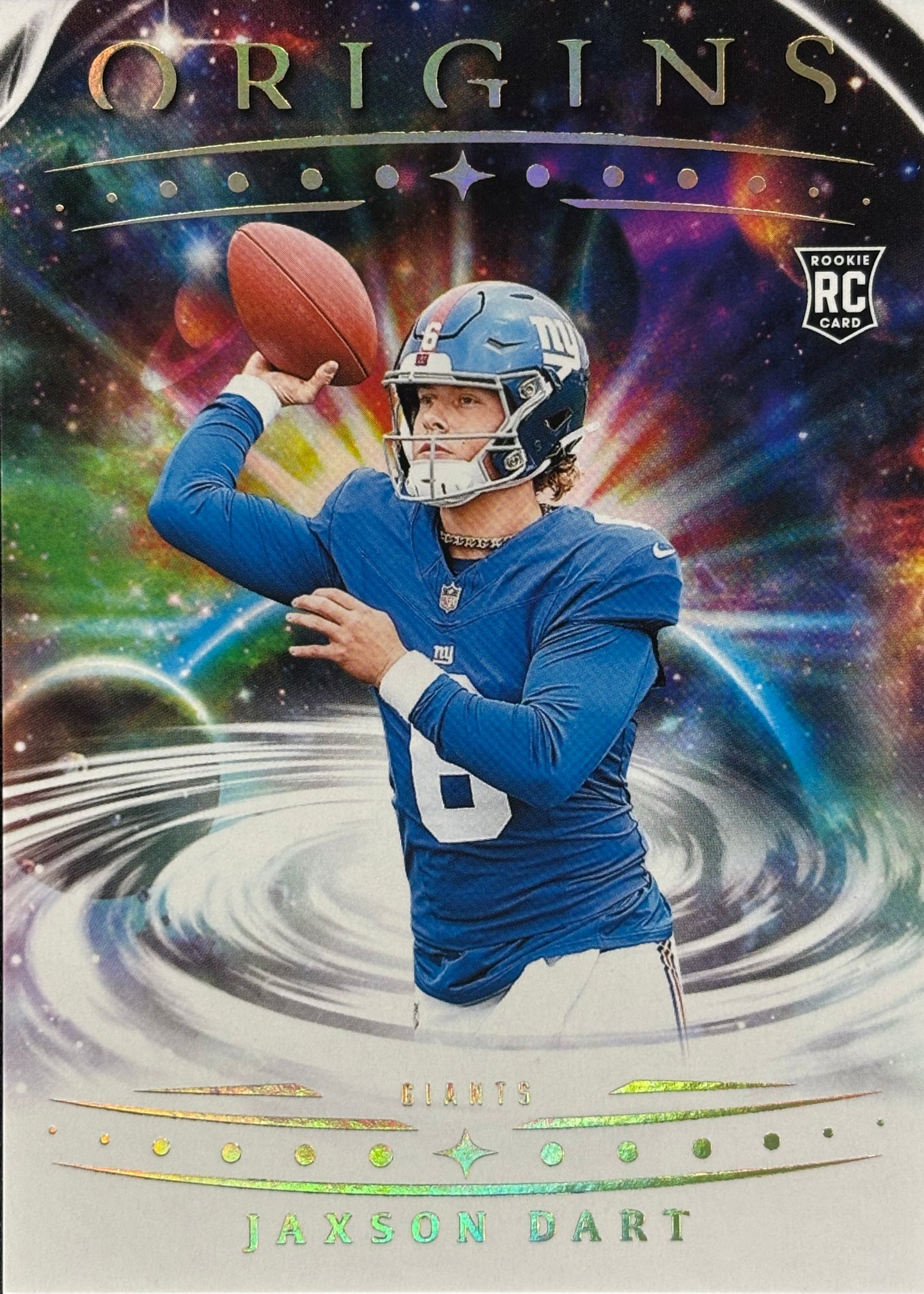 Jaxson Dart Origins Rookie Giants