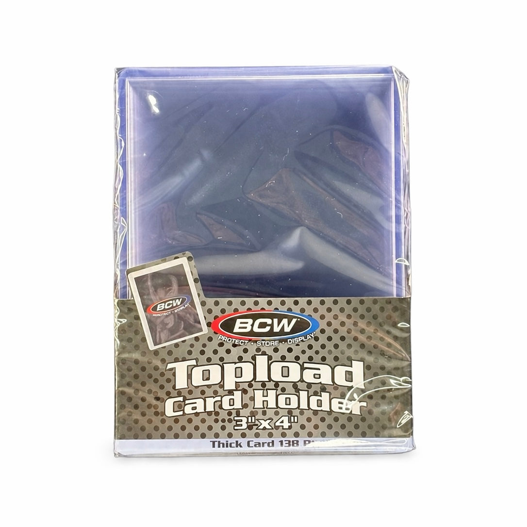 10 BCW 138pt. Toploader Card Holder - Toploaders
