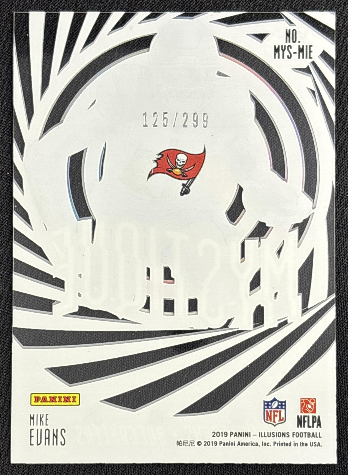 Mike Evans 2019 Panini Illusions Mystique Blue /299 Buccaneers