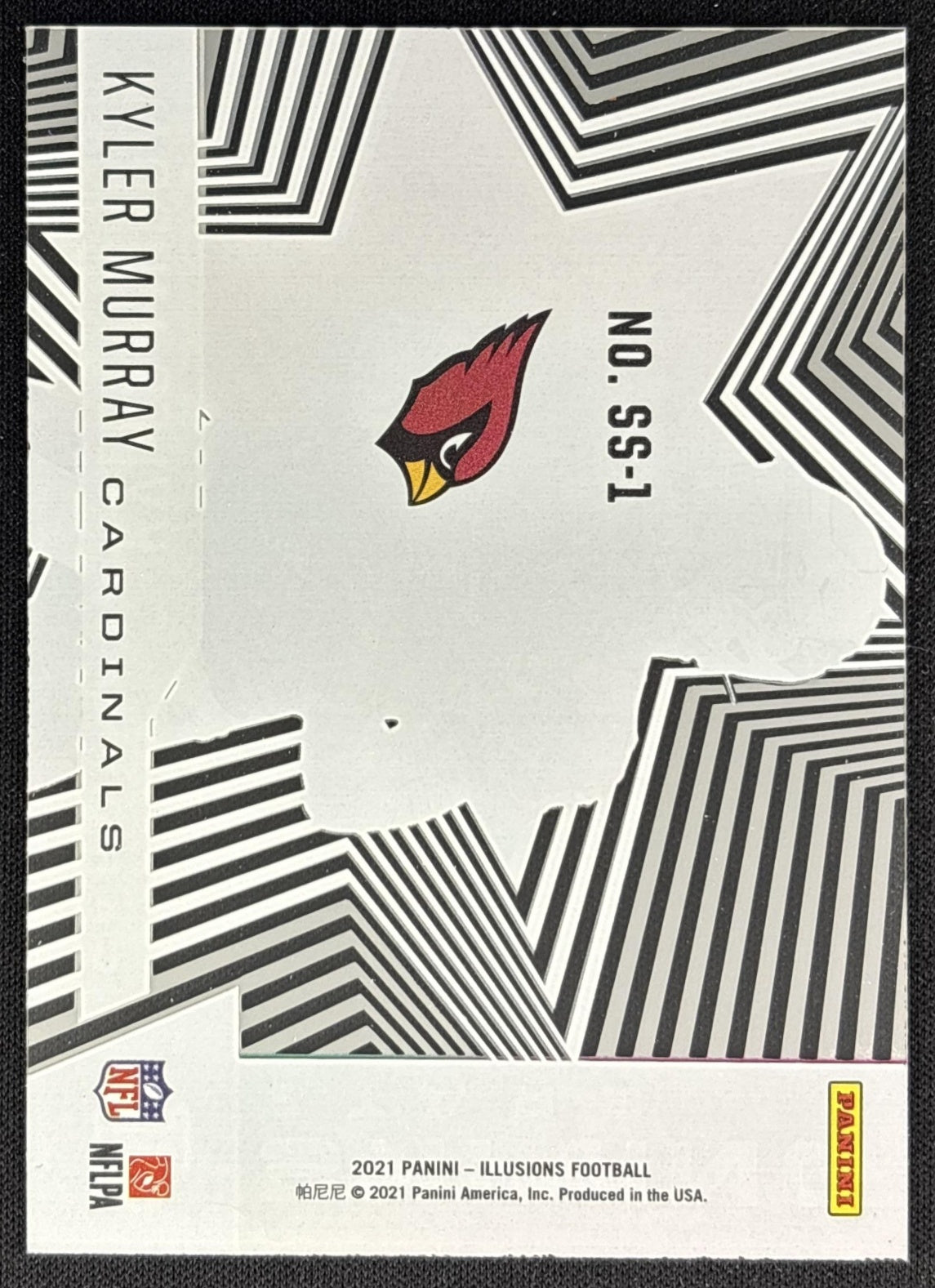Kyler Murray 2021 Panini Illusions Shining Stars Cardinals back