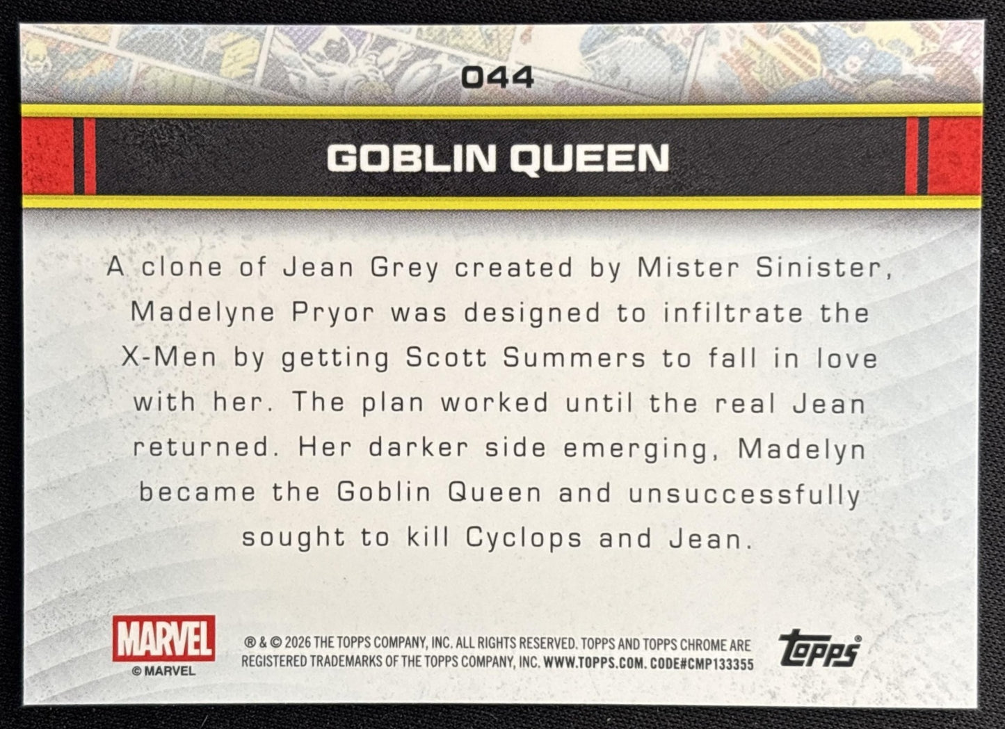 Goblin Queen 2026 Topps Chrome Marvel Comics