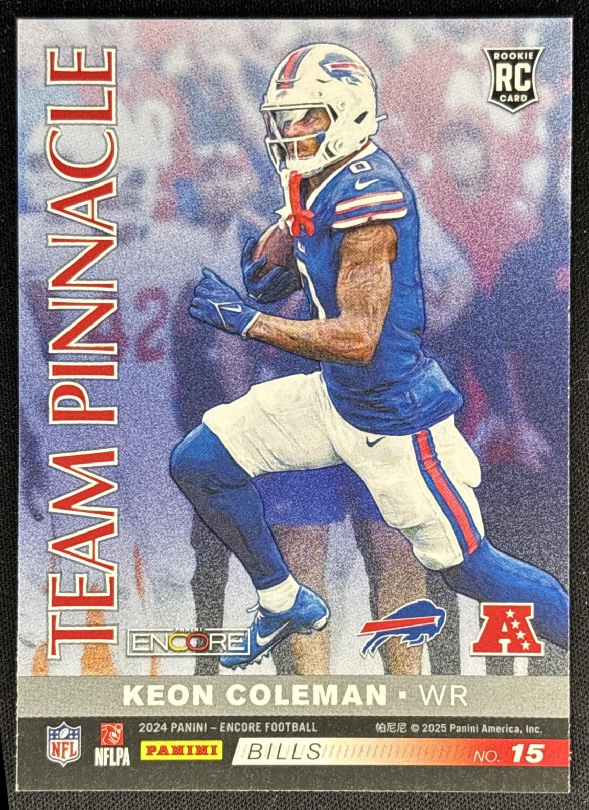 Marvin Harrison Jr. Keon Coleman 2024 Panini Encore Team Pinnacle back