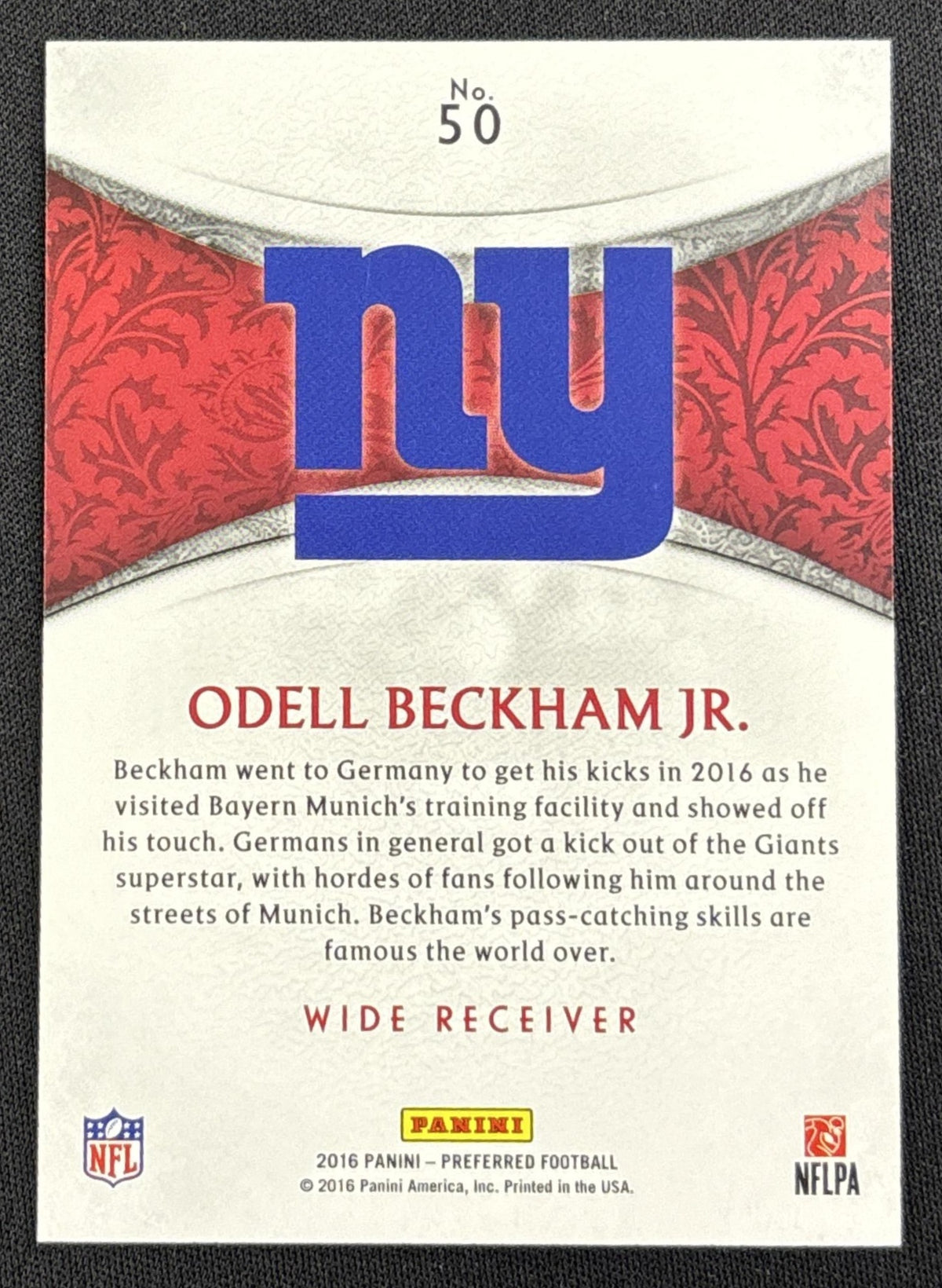 Odell Beckham Jr. 2016 Panini Crown Royale Pink /199 Giants