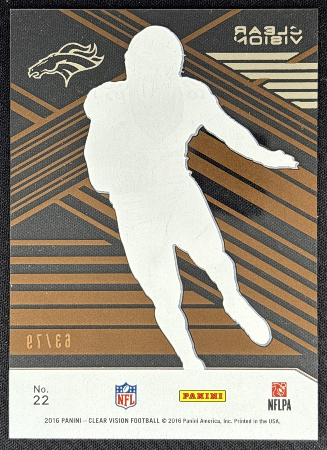 Von Miller 2016 Panini Clear Vision Bronze /79 Broncos back