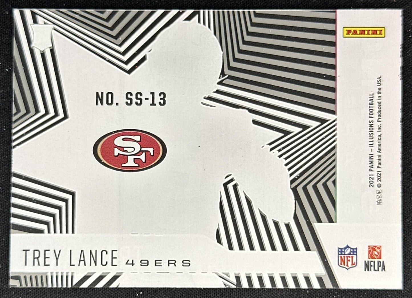 Trey Lance 2021 Panini Illusions Shining Stars 49ers back