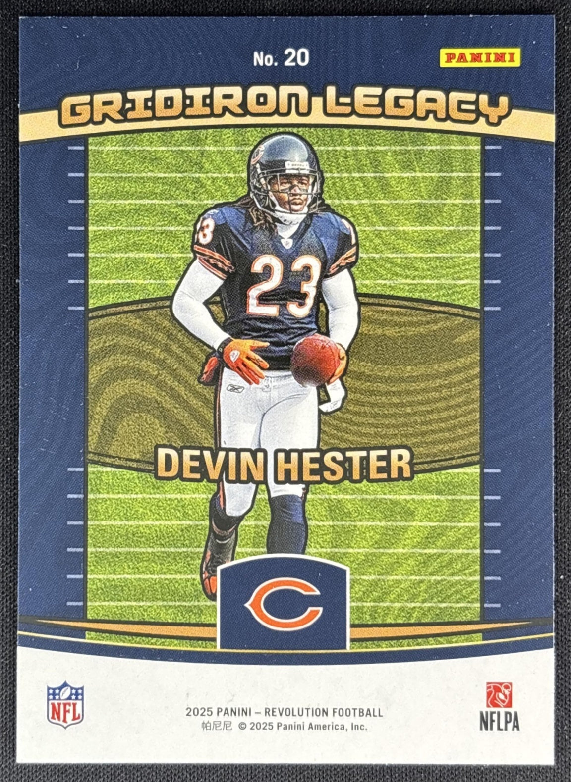Devin Hester 2025 Panini Revolution Gridiron Legacy Bears Sports Trading Cards