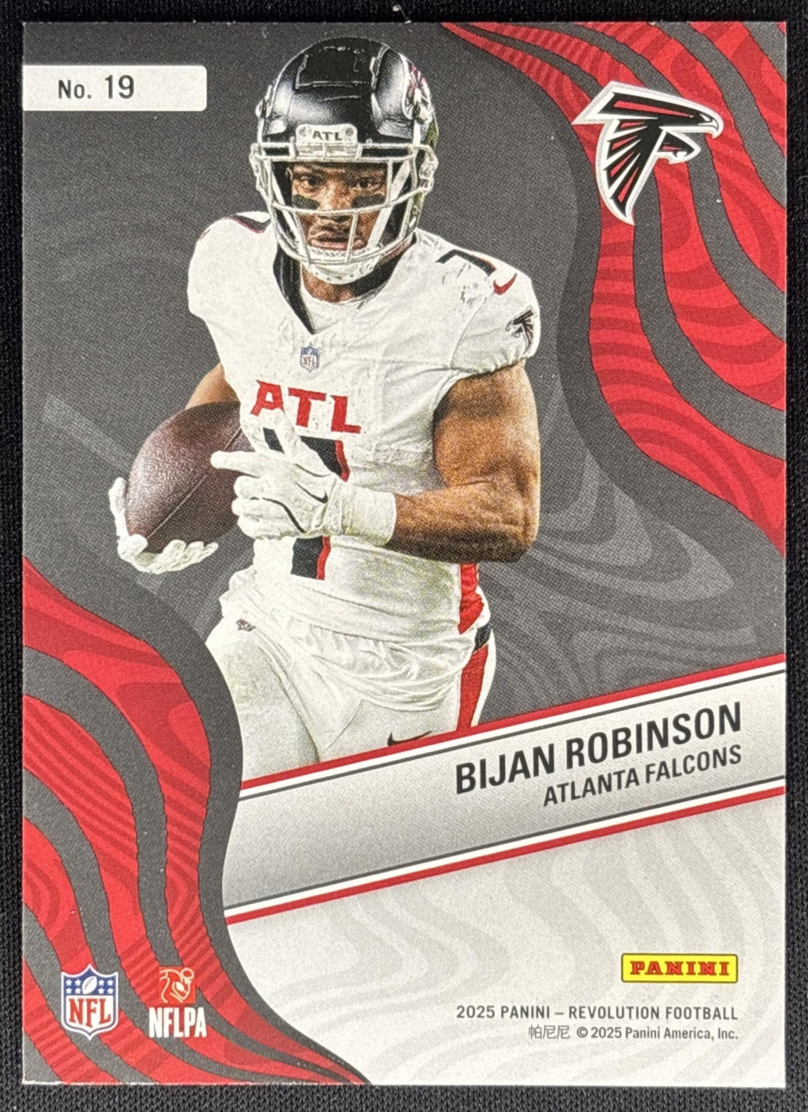 Bijan Robinson 2025 Panini Revolution New Wave Falcons Sports Trading Cards