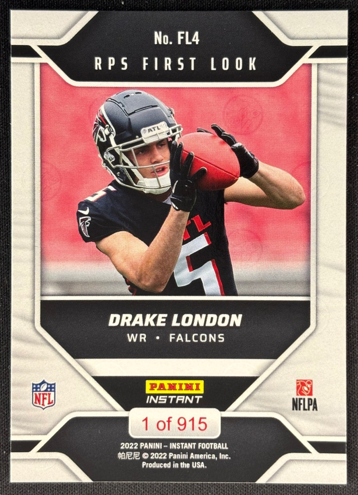 Drake London 2022 Instant NFL RPS First Look Falcons