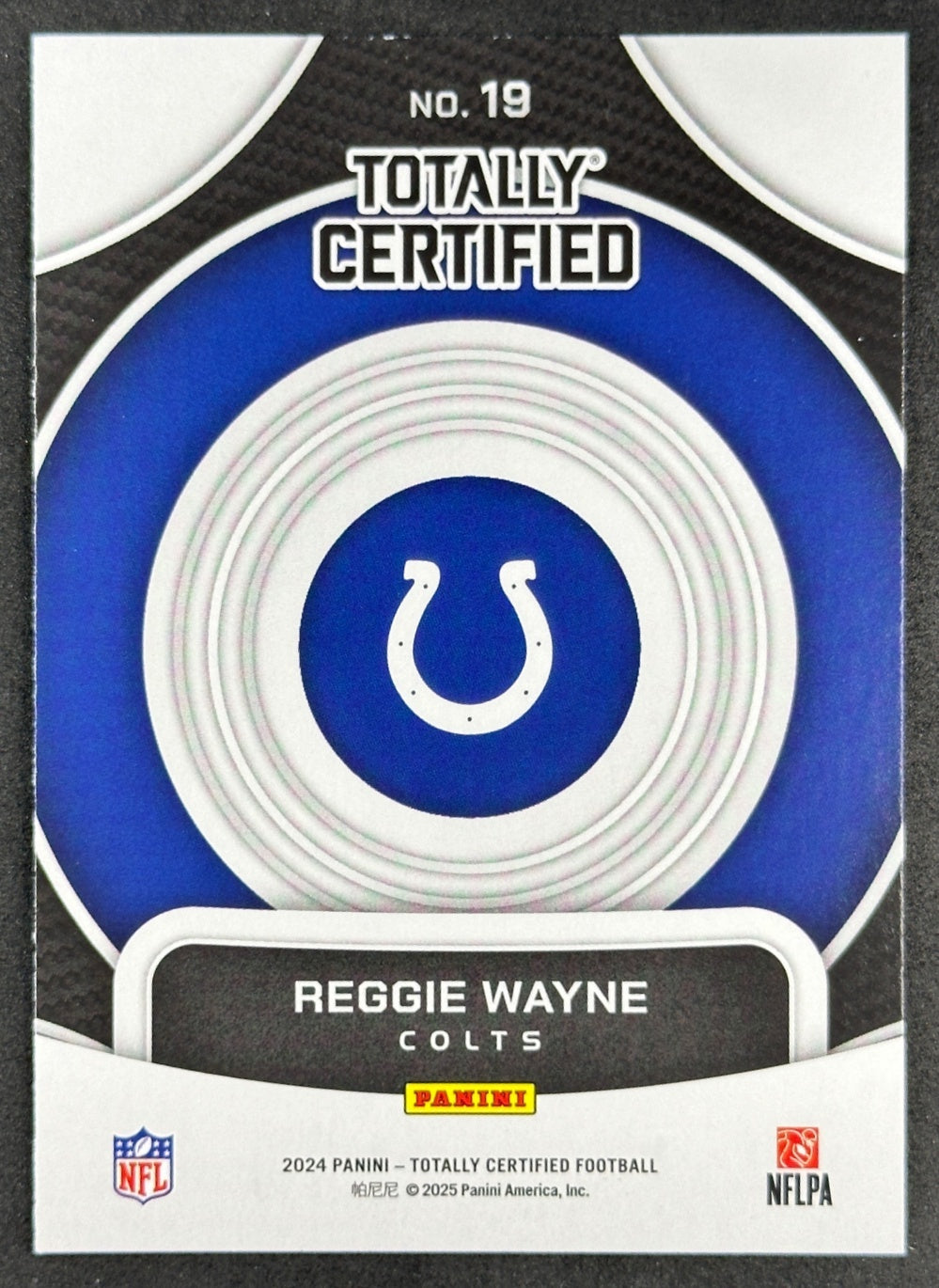 Reggie Wayne 2024 Totally Certified On Target Mirror Colts Sports Trading Cards