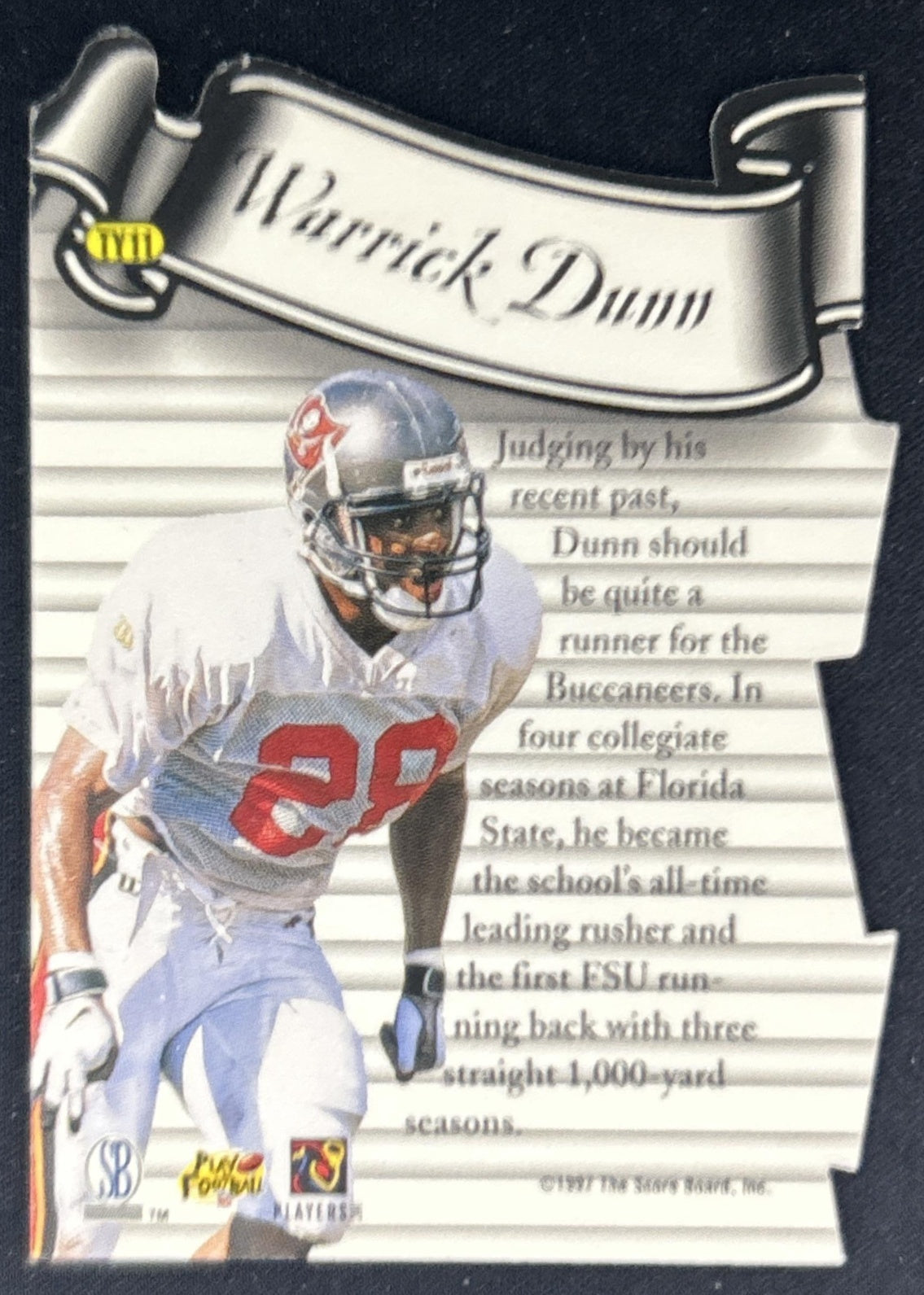 Warrick Dunn Proline Gems Years Buccaneers back