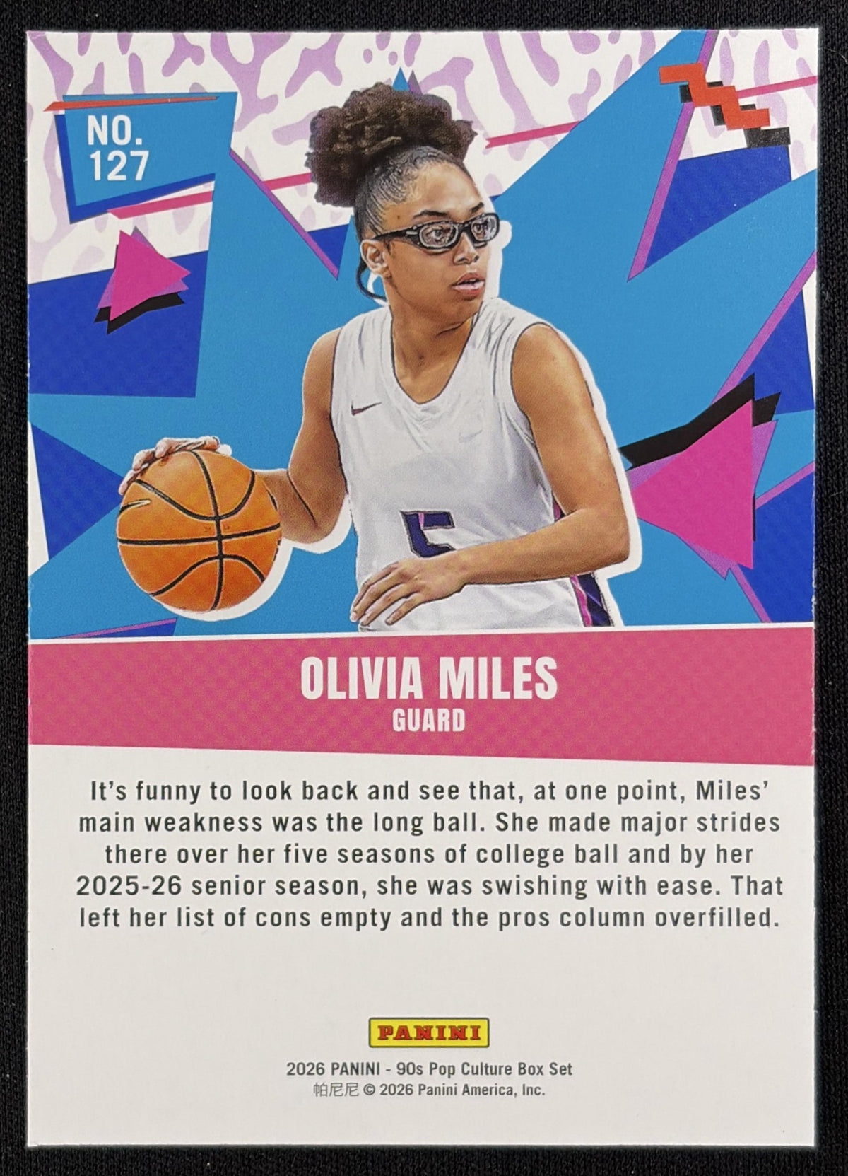 Olivia Miles 2026 Panini 90s Pop Culture Silver