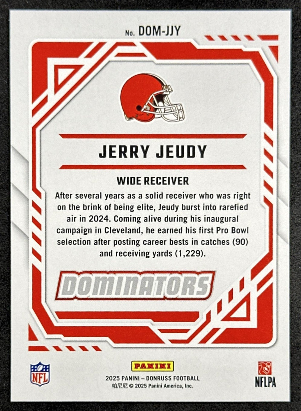 Jerry Jeudy 2025 Panini Donruss Dominators Broncos Sports Trading Cards