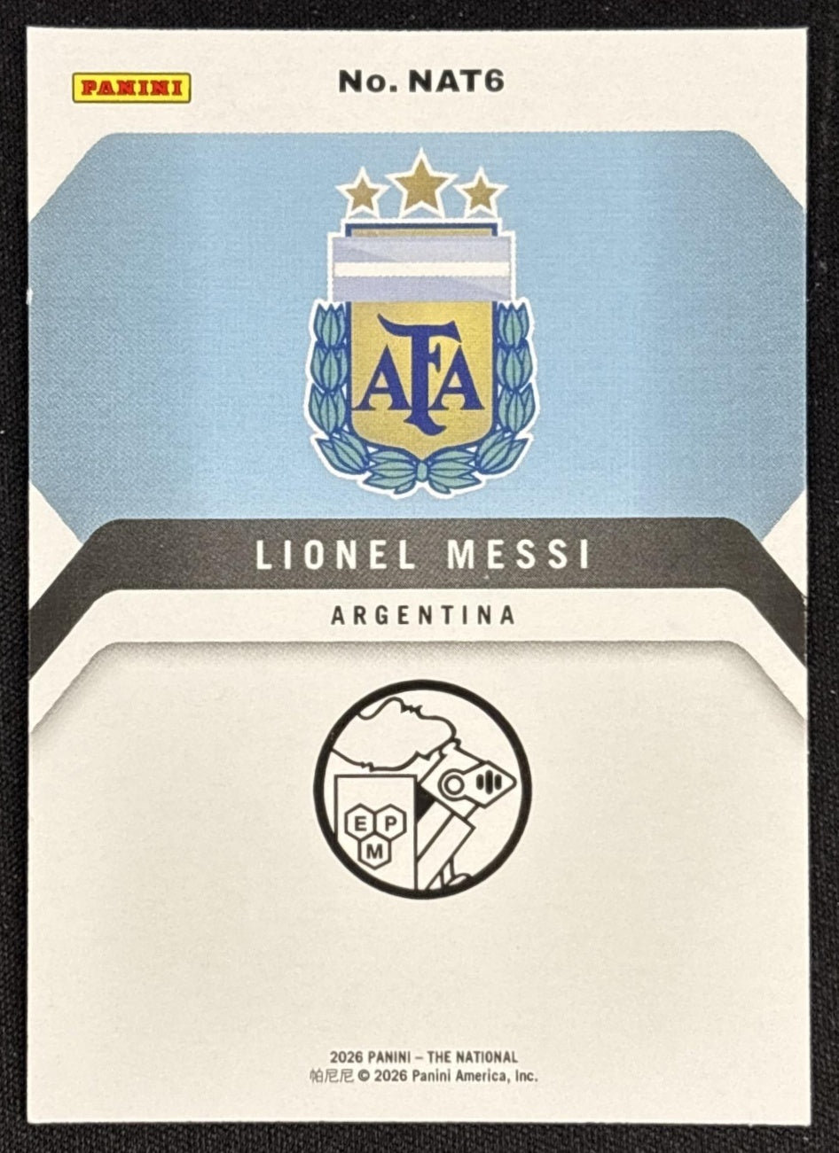 Lionel Messi 2026 Panini NSCC National Promo Set Sports Trading Cards