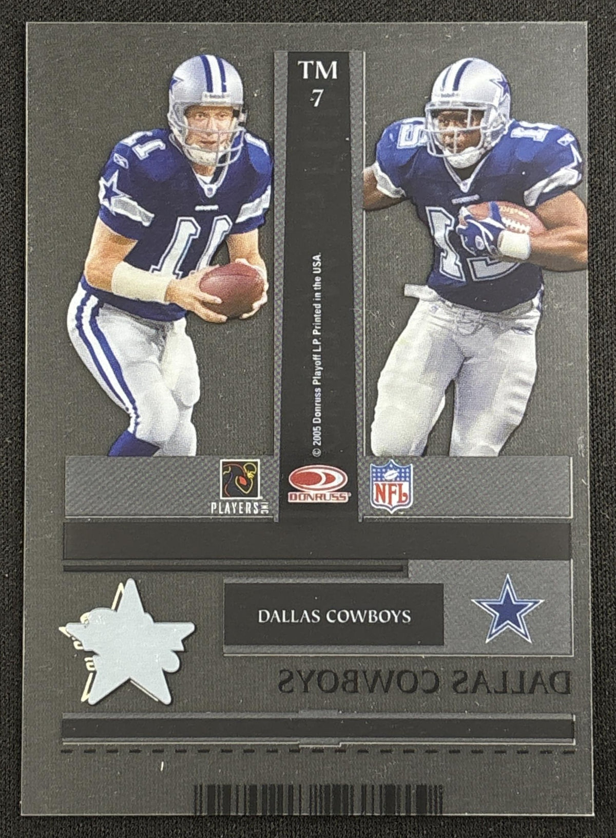 Julius Jones Drew Bledsoe 2005 Leaf Rookies & Stars Ticket Masters Silver Season /750 Cowboys
