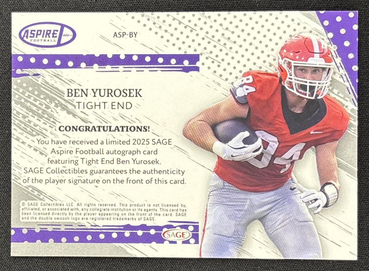 Ben Yurosek 2025 SAGE Aspire Auto Blue