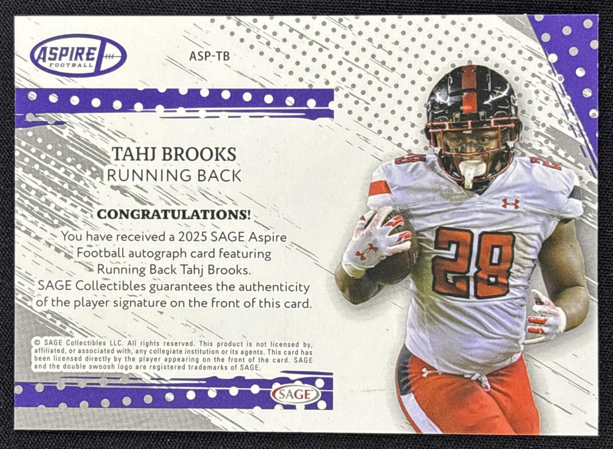Tahj Brooks 2025 SAGE Aspire Auto Red