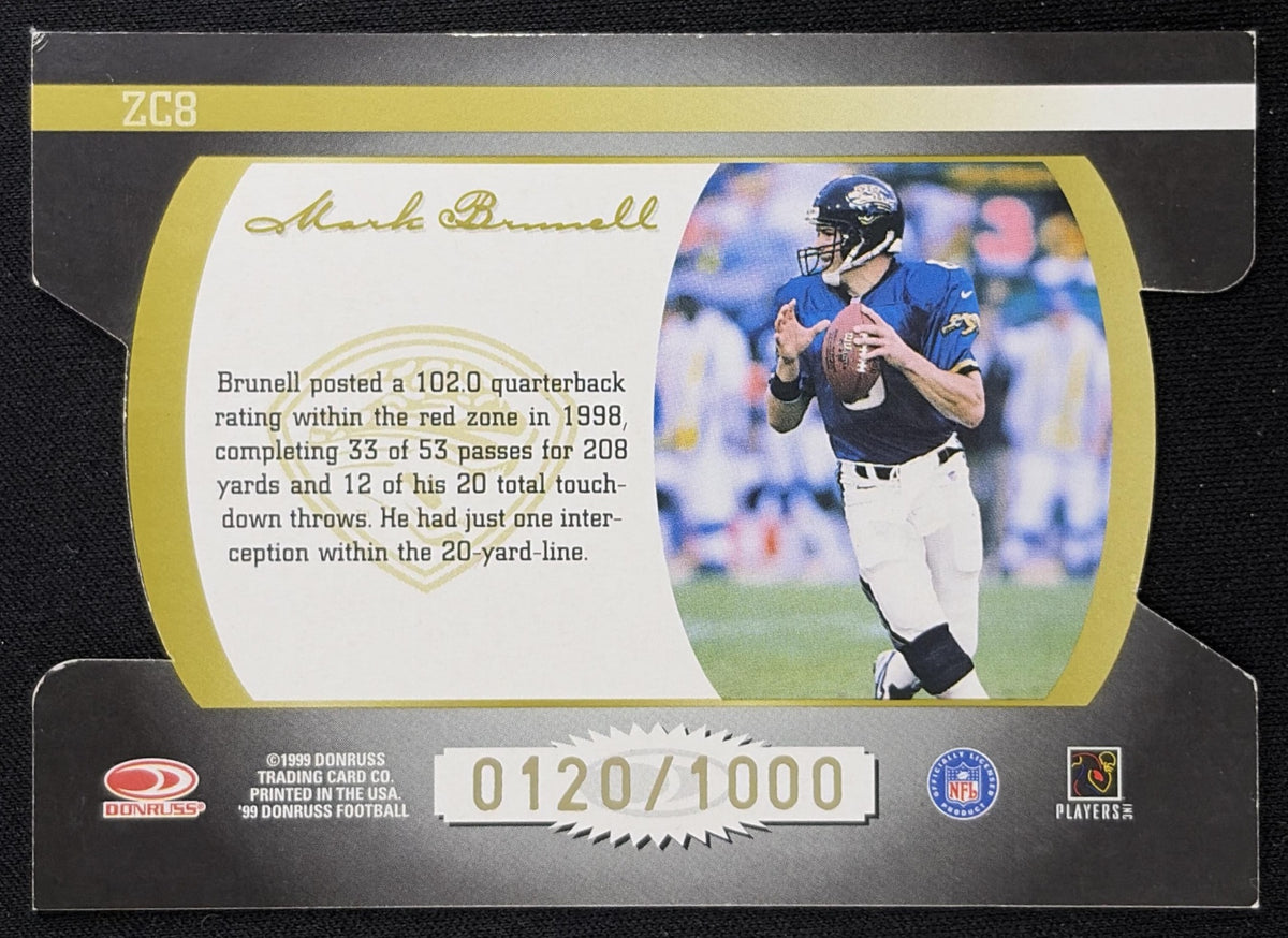 Mark Brunell 1999 Donruss Zoning Commission /1000 Jaguars