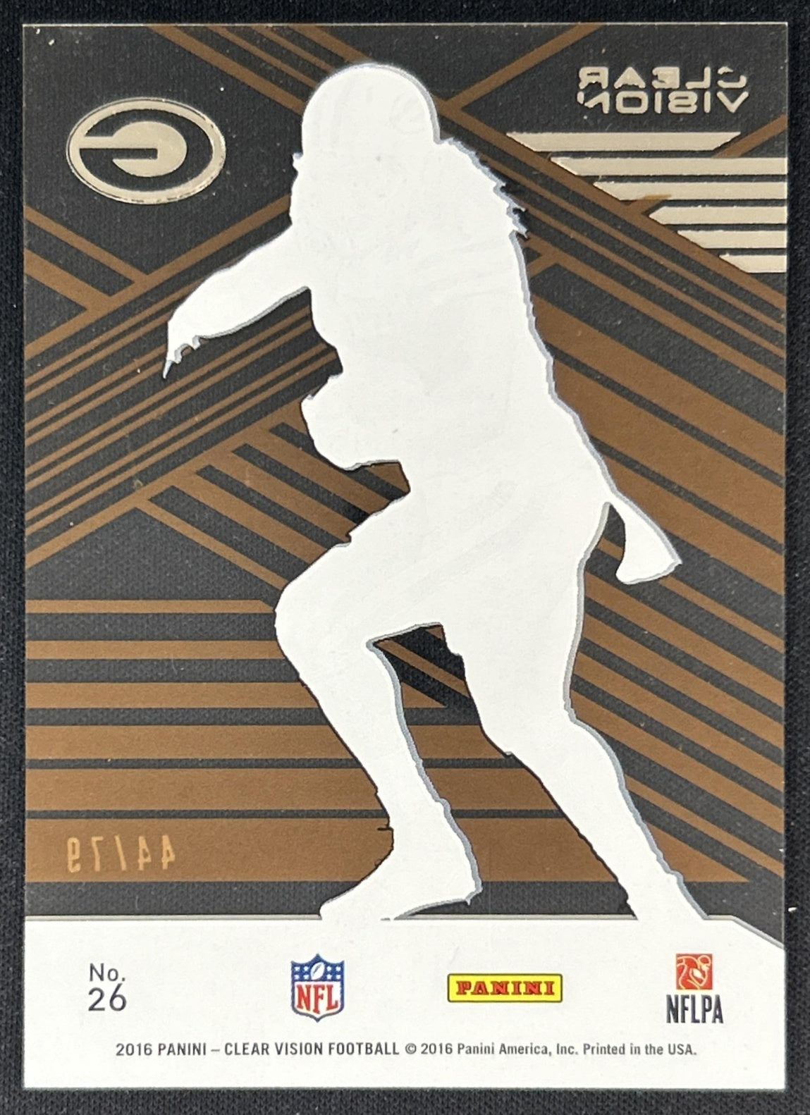 Eddie Lacy 2016 Panini Clear Vision Bronze /79 Packers back