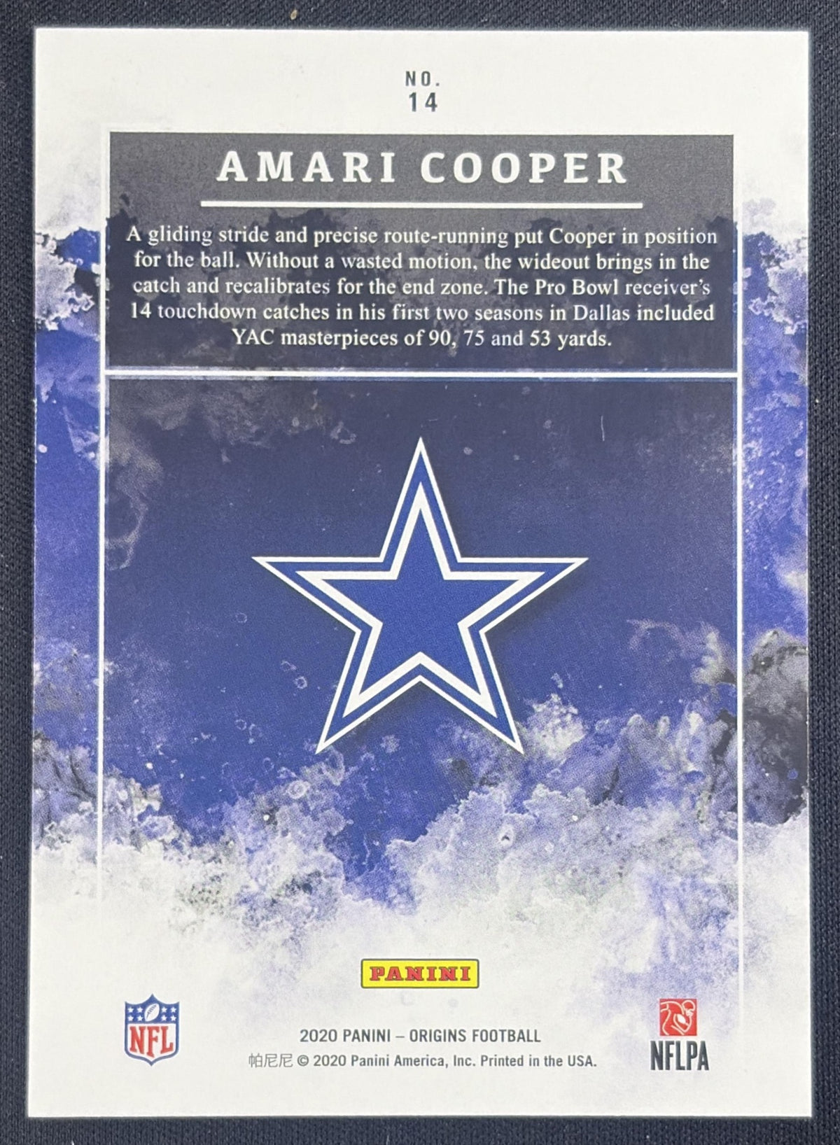 Amari Cooper 2020 Panini Origins Orange /175 Cowboys