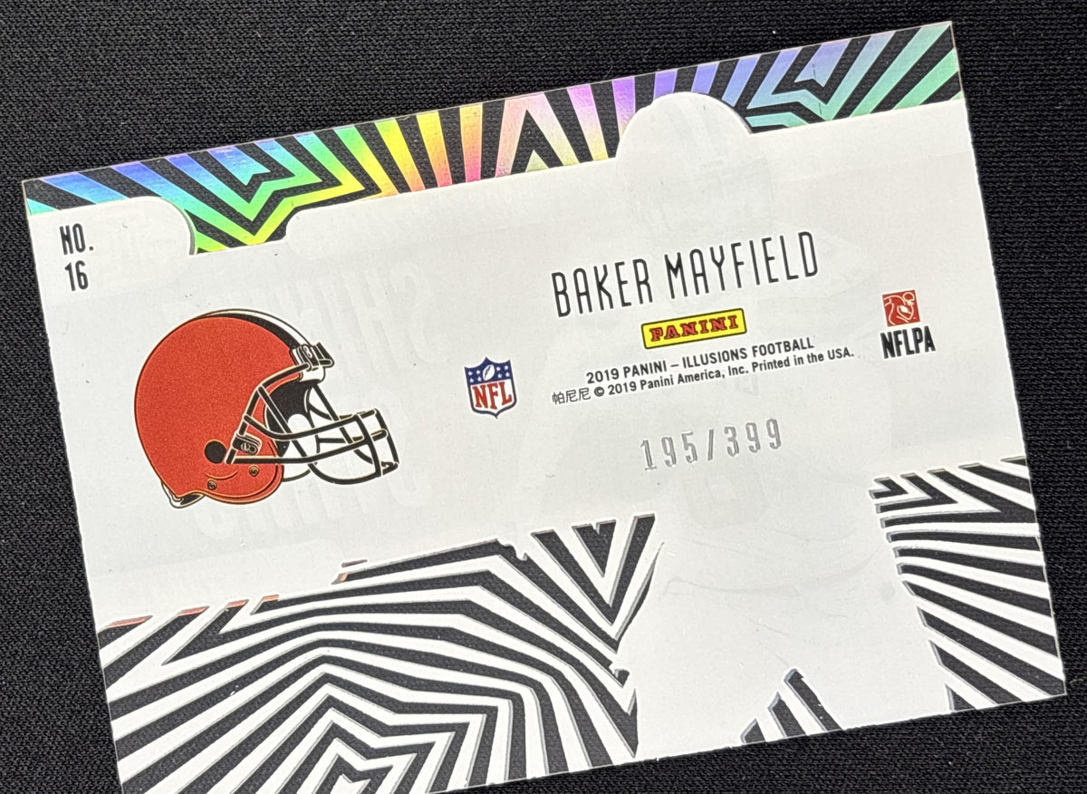 Baker Mayfield 2019 Panini Illusions Shining Stars Gold /399 Browns