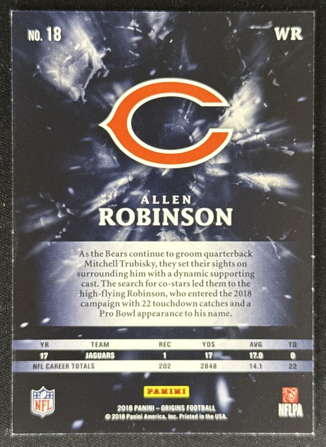 Allen Robinson 2018 Panini Origins Red /299 Bears