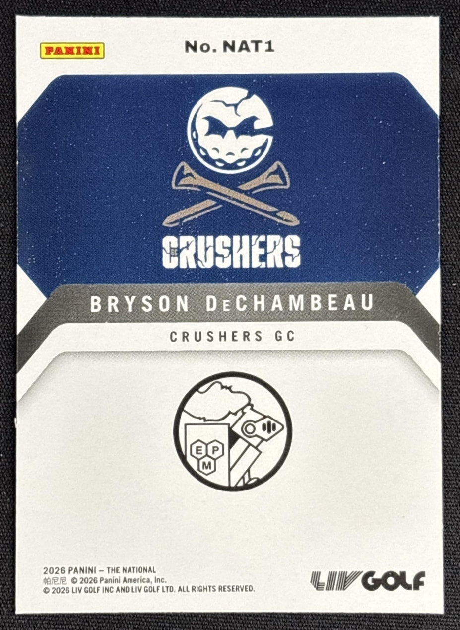Bryson DeChambeau 2026 Panini NSCC National Promo Set Foil Sports Trading Cards
