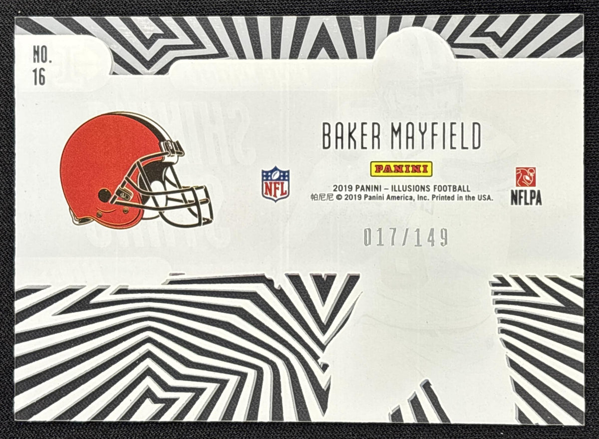 Baker Mayfield 2019 Panini Illusions Shining Stars Green /149 Browns