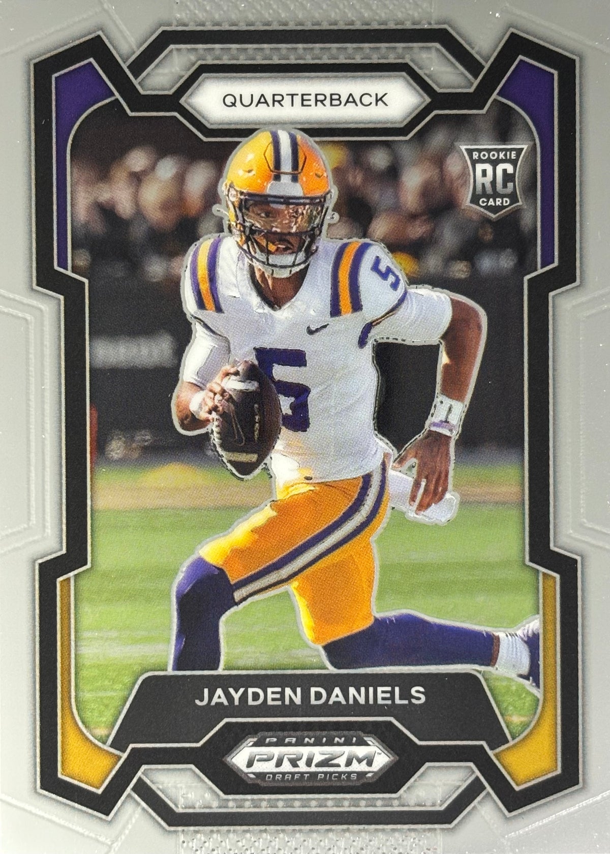 Jayden Daniels Prizm Draft Rookie Commanders Sports Card