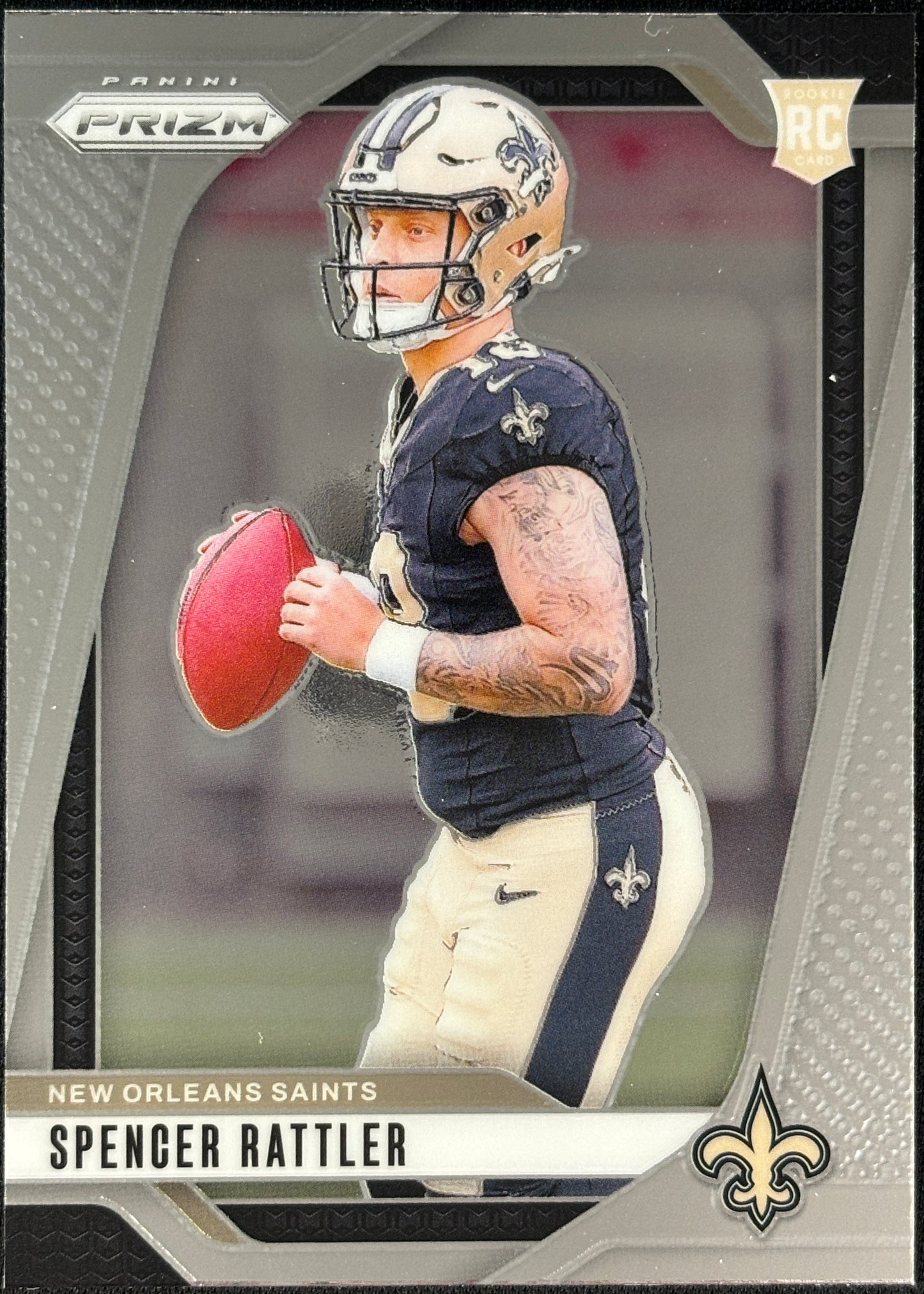 Spencer Rattler Prizm Rookie Saints Sports Card