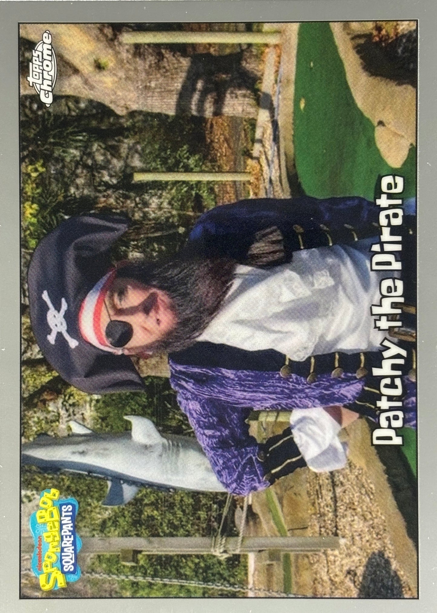 Patchy the Pirate Topps Chrome SpongeBob
