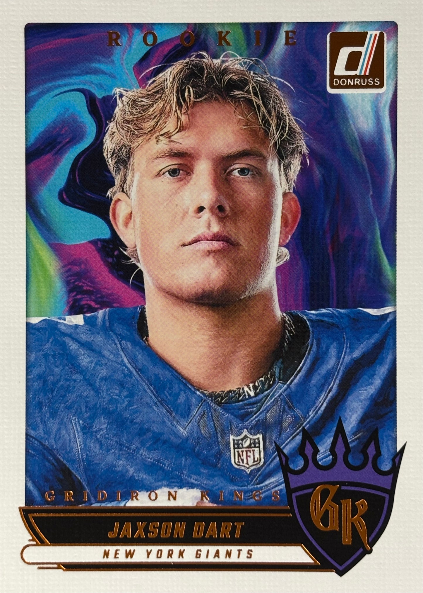 Jaxson Dart Gridiron Kings Rookie Giants Sports Card