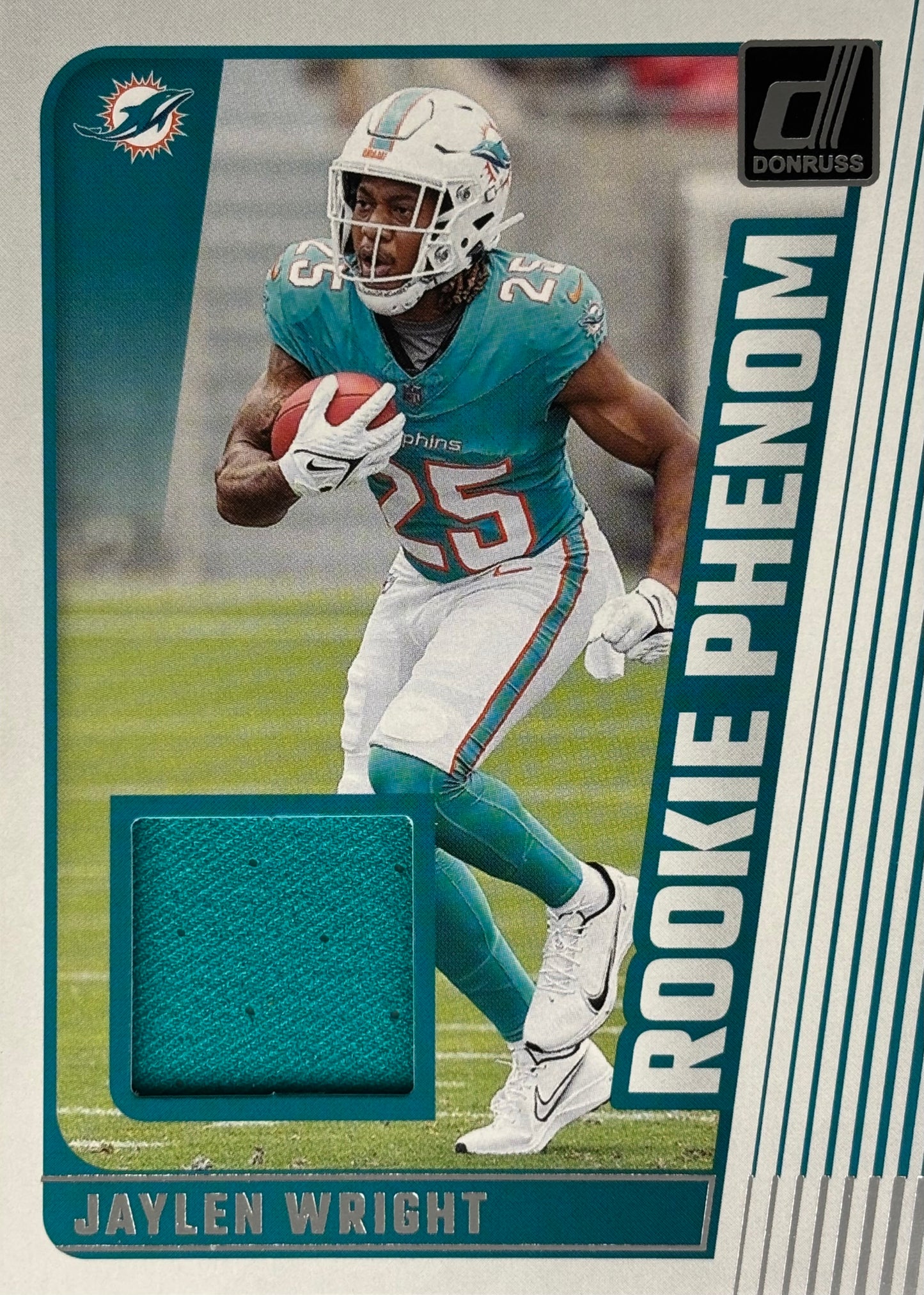 Jaylen Wright Rookie Phenoms Patch Dolphins