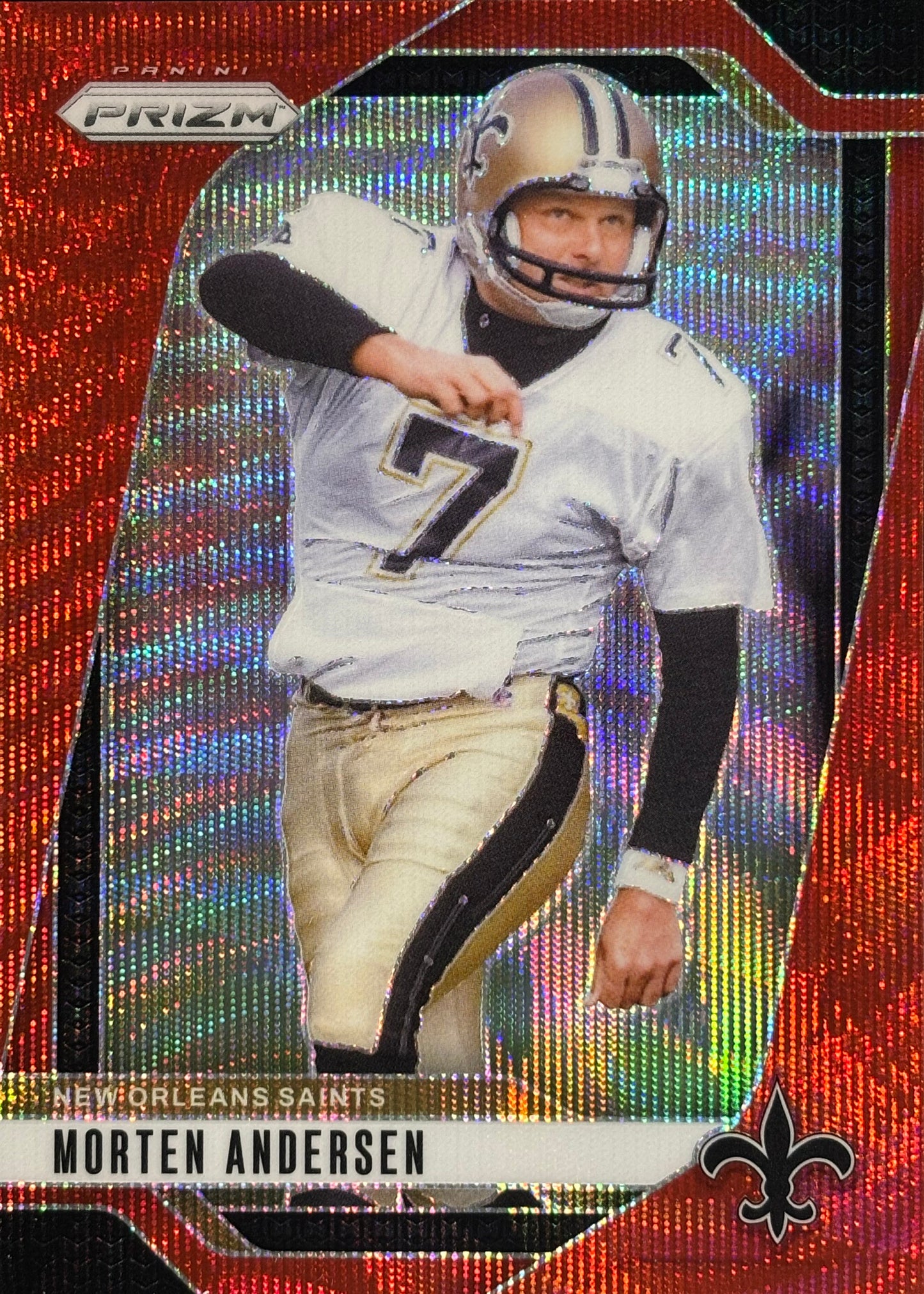 Morten Anderson Prizm Red Wave /149 Saints