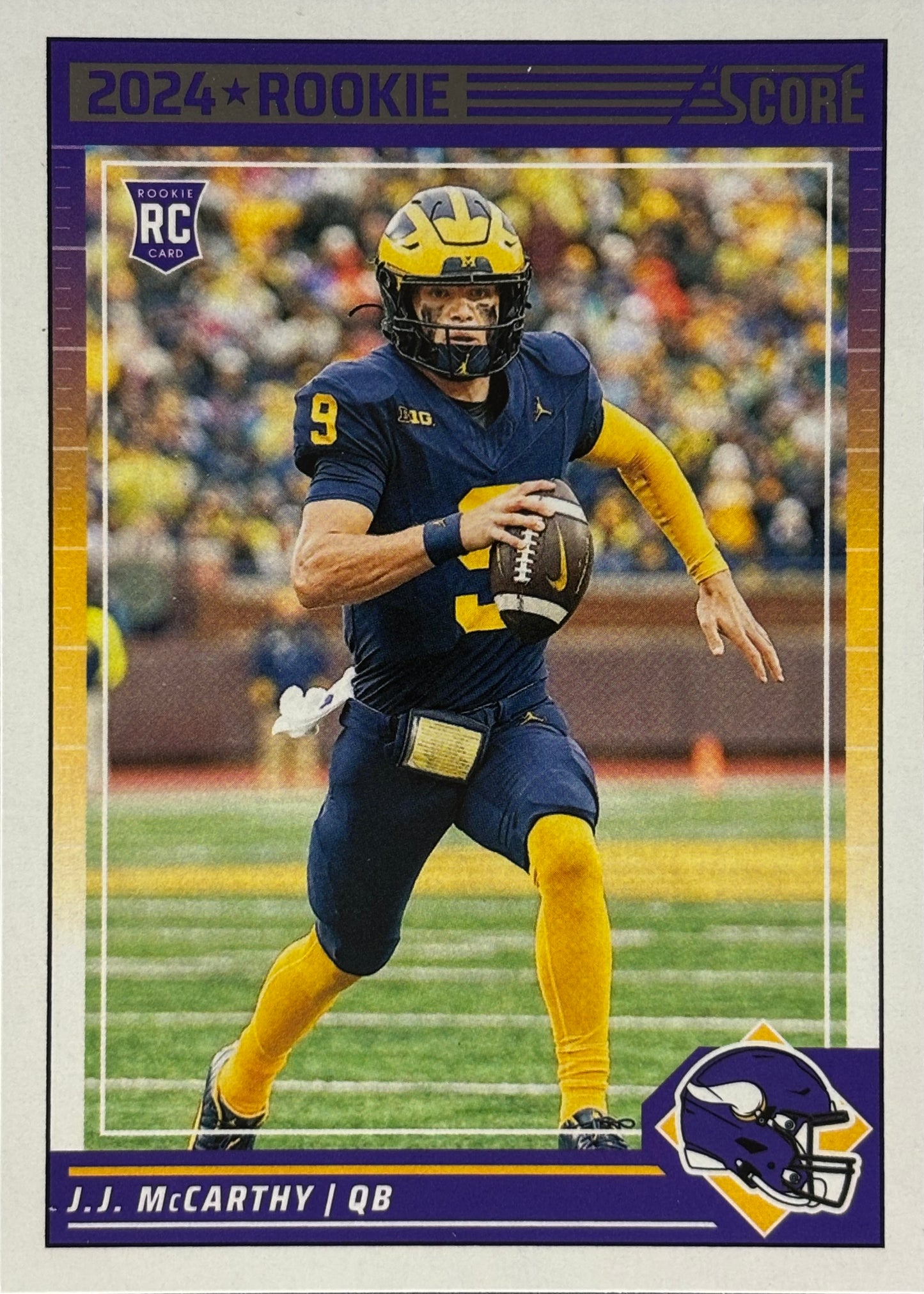 JJ McCarthy Score Rookie Vikings
