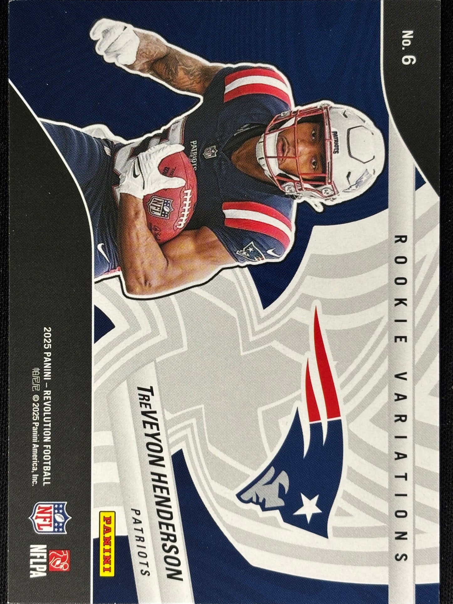 TreVeyon Henderoson Revolution Rookie Variation Patriots