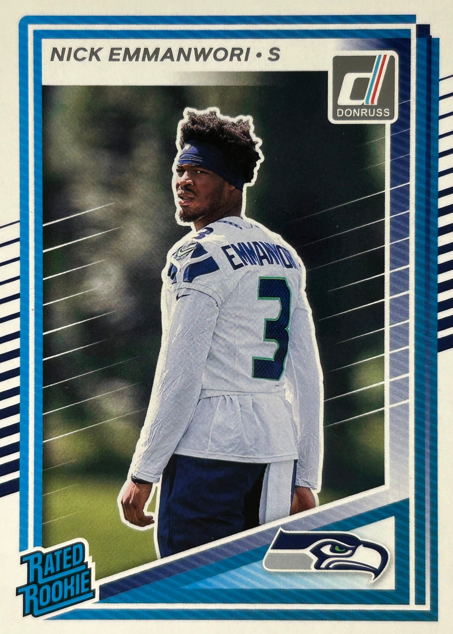 NICK EMMANWORI Donruss Rated Rookie Seahawks