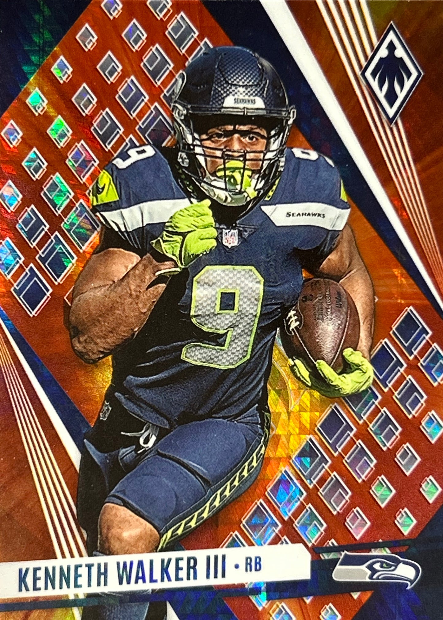 Kenneth Walker Phoenix Fire Burst /340 Seahawks