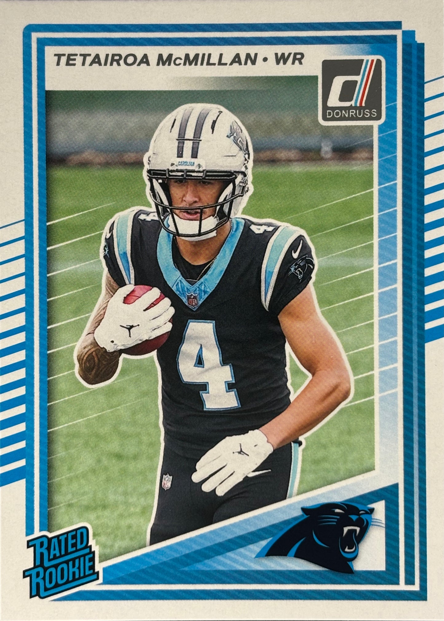Tetairoa McMillan Donruss Rated Rookie Panthers