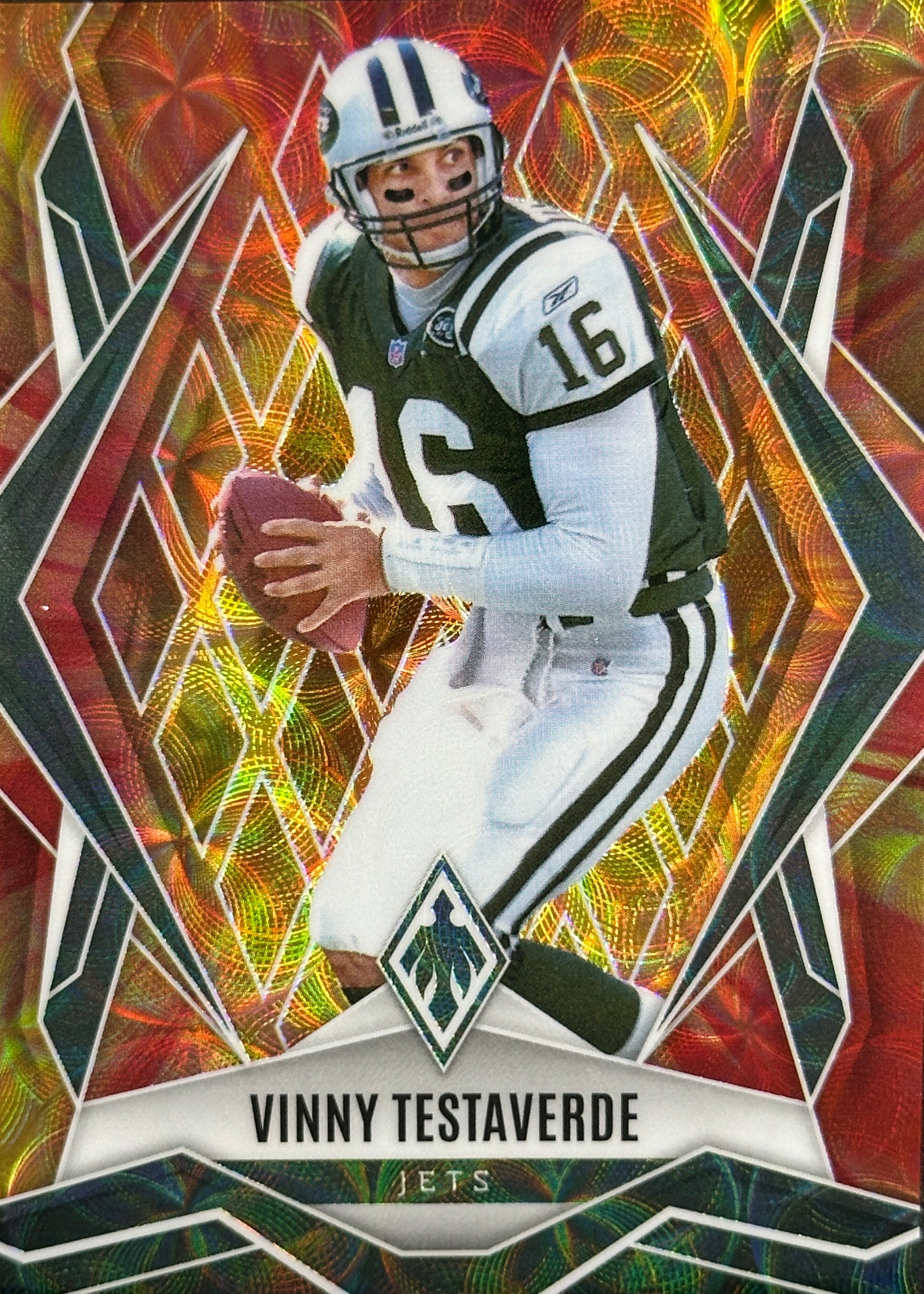 Vinny Testaverde Phoenix Fire Burst /350 New York Jets