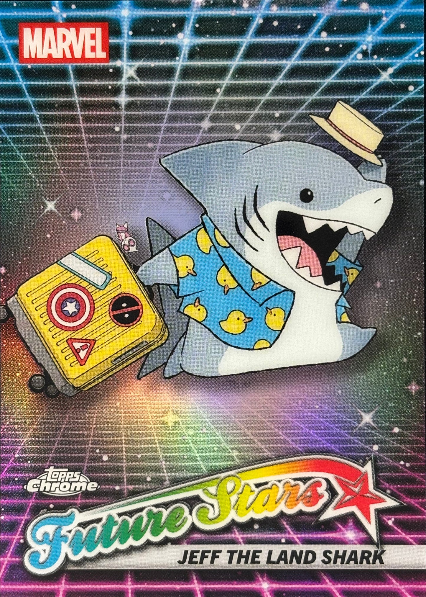 Jeff the Land Shark Future Stars Topps Chrome Marvel