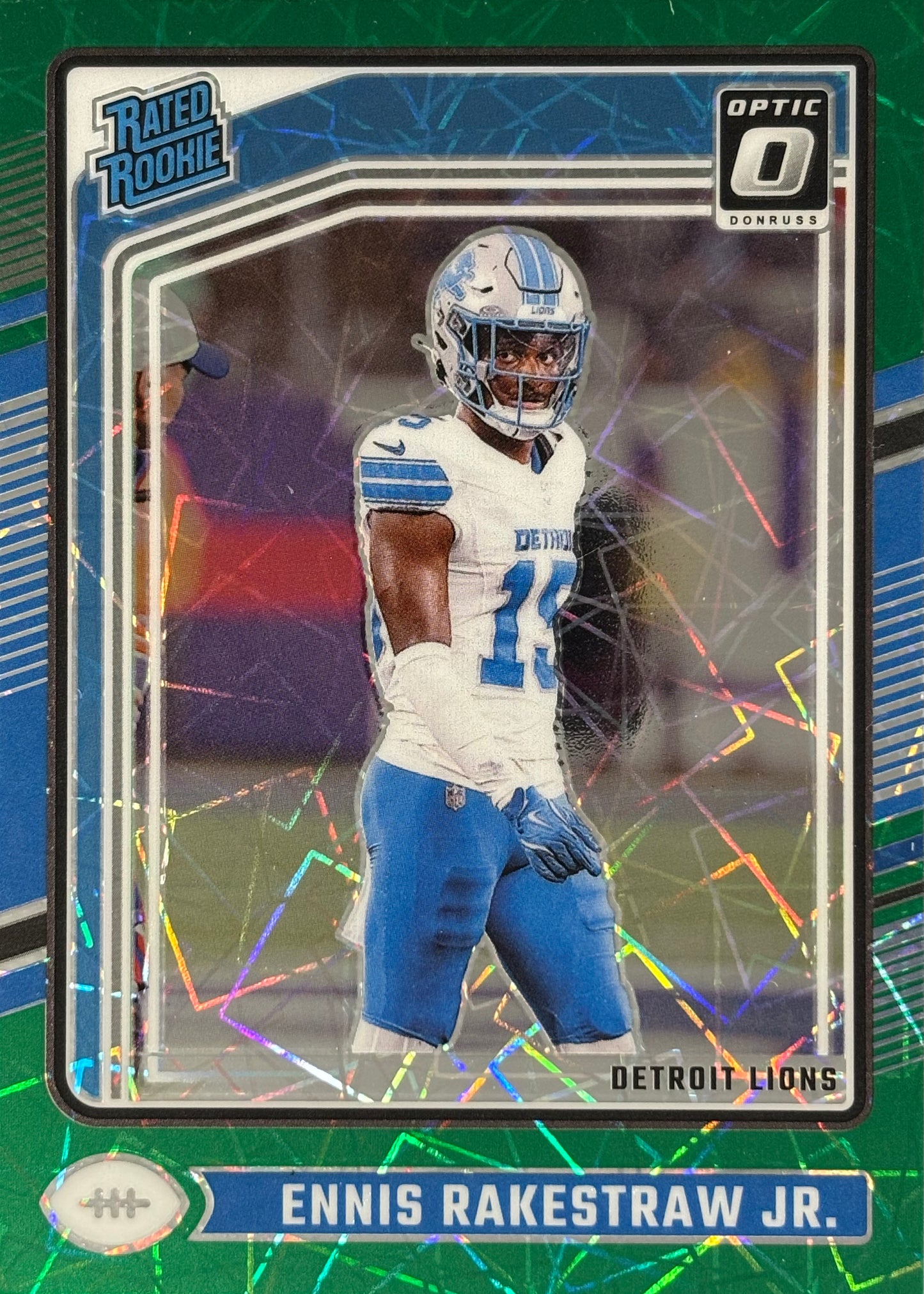 Ennis Rakestraw Jr. Optic Green Velocity Rookie Lions