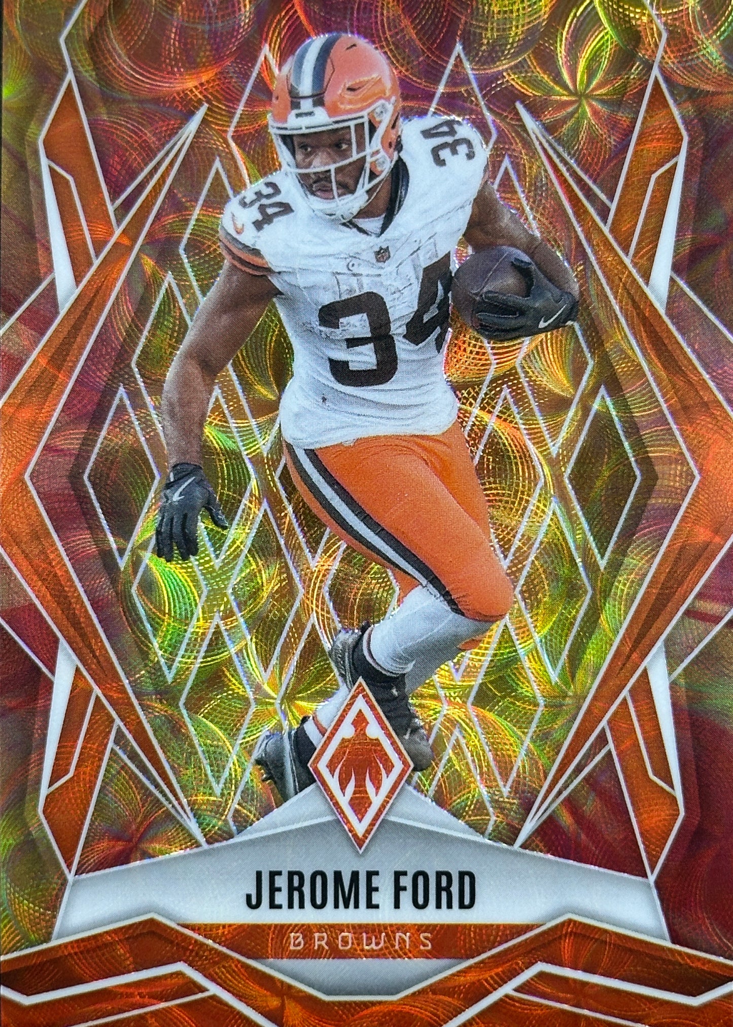 Jerome Ford Phoenix Fire Burst /350 Cleveland Browns