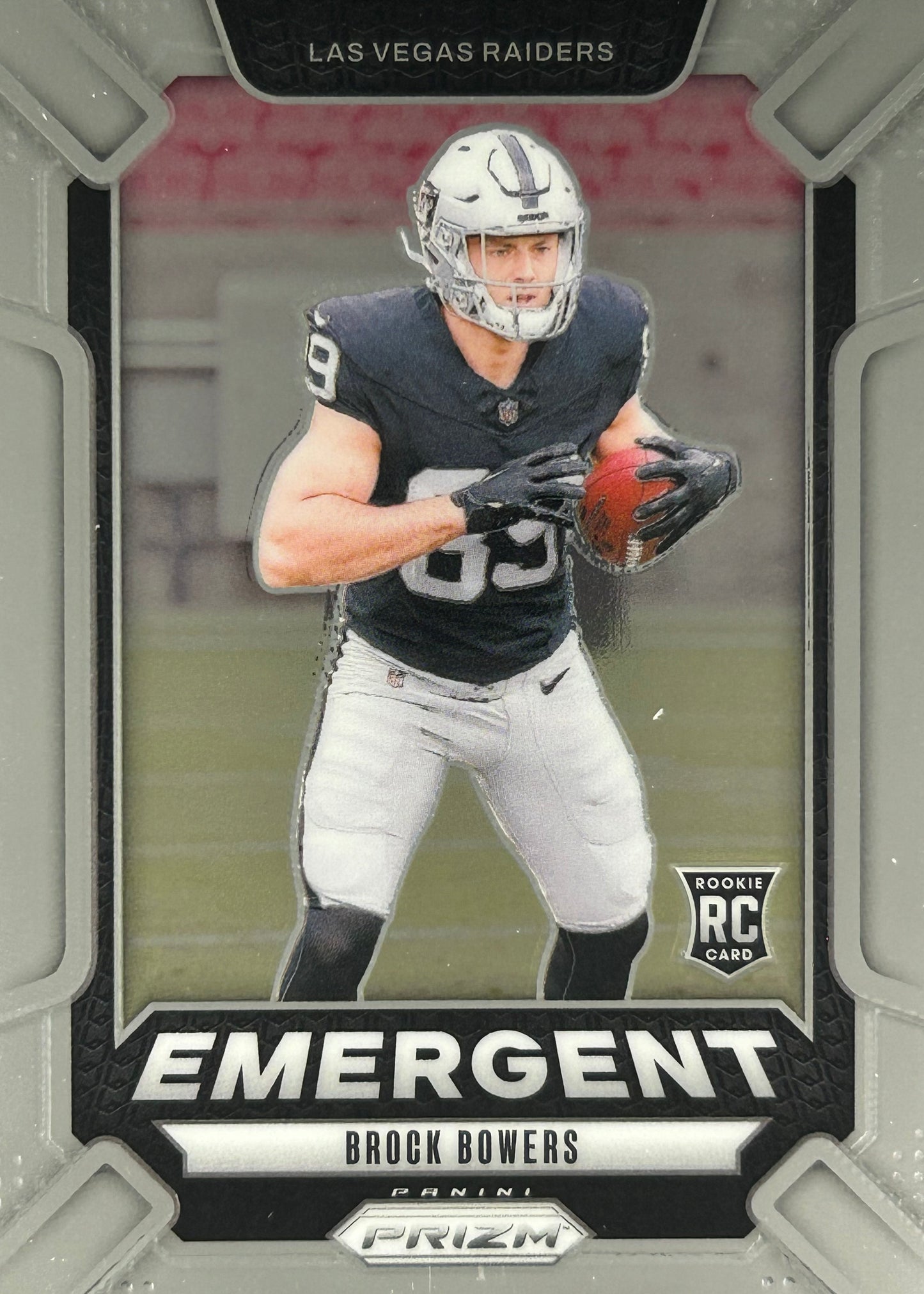 Brock Bowers Prizm Emergent Rookie Raiders