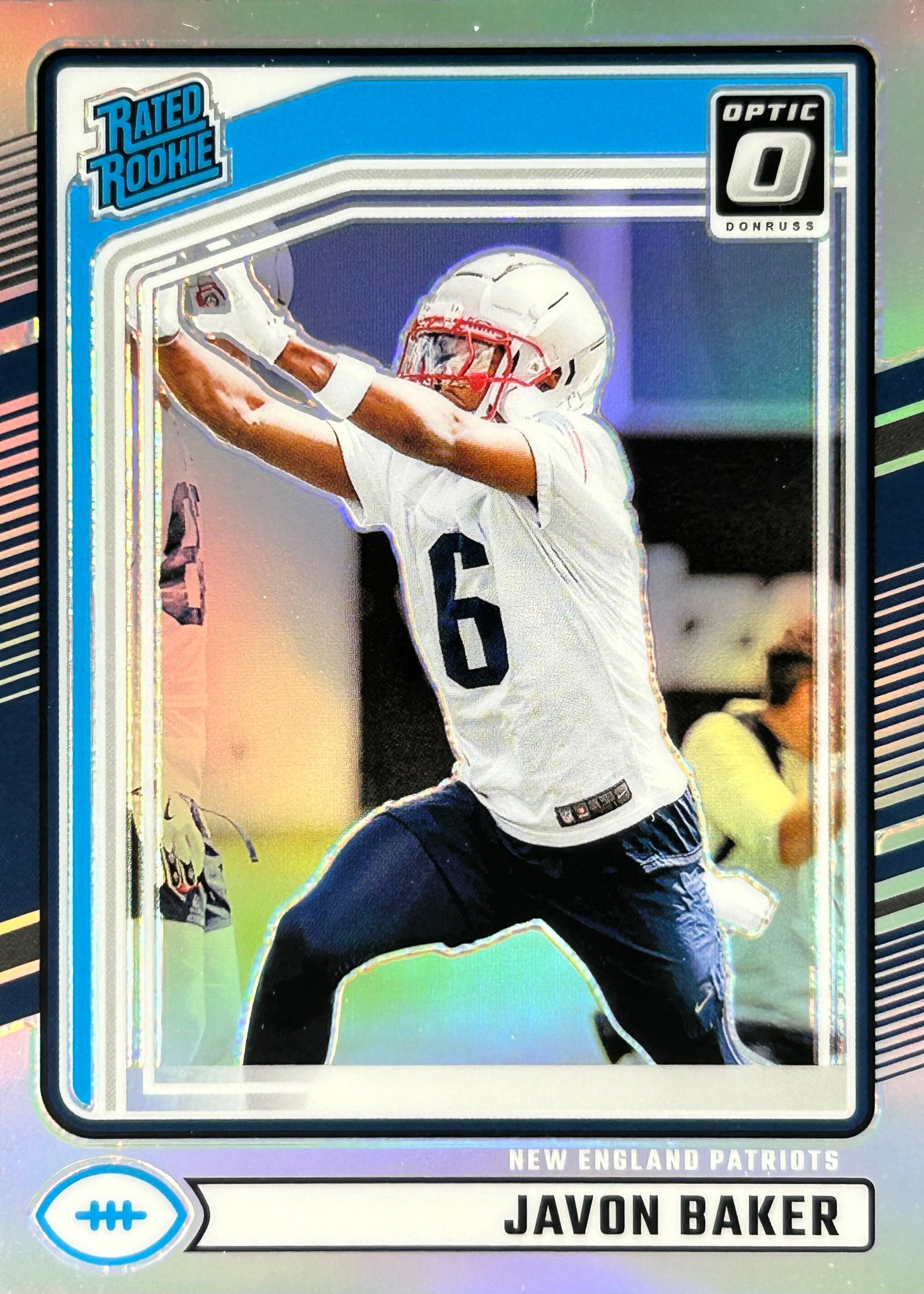 Javon Baker Optic Holo Rookie Patriots