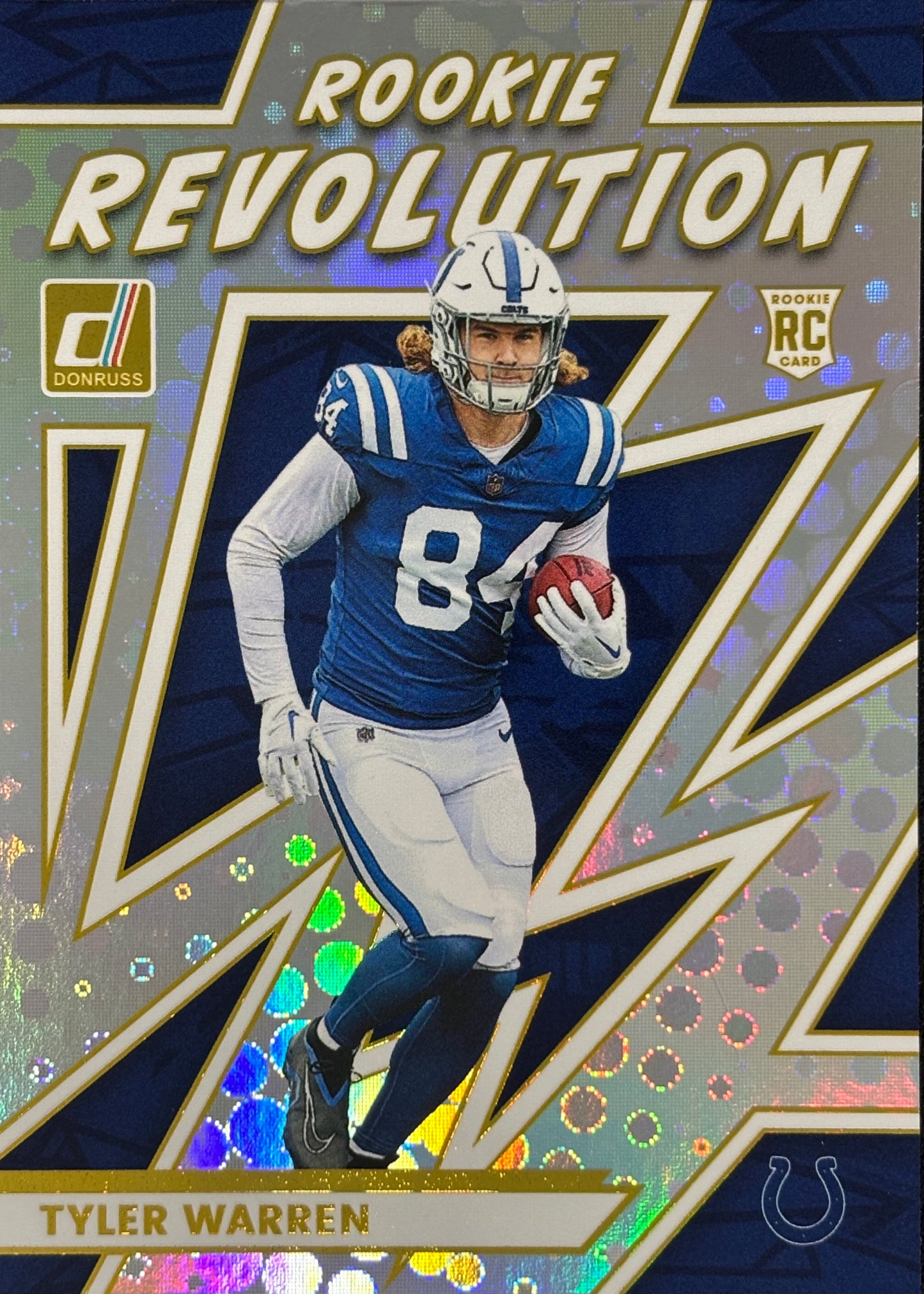 Tyler Warren Rookie Revolution Colts Sports Card